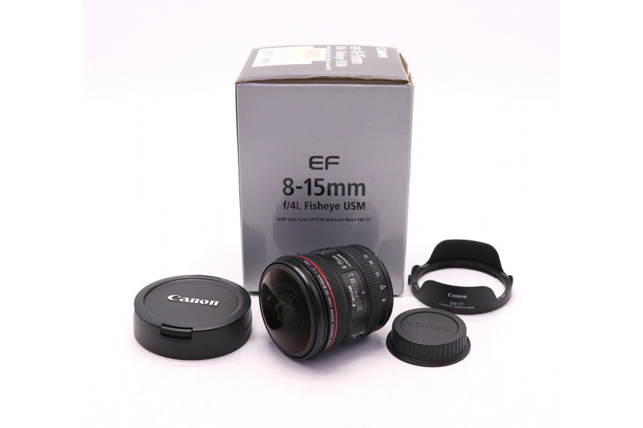 Canon EF 8-15mm f/4.0L Fisheye USM в упаковке
