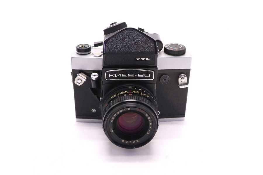 Фотокамера зеркальная Киев 60 kit (СССР, 1990)