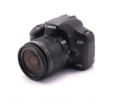 Фотокамера Canon EOS 500D kit (пробег 23600 кадров)