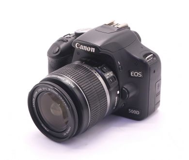 Фотокамера Canon EOS 500D kit (пробег 15285 кадров)
