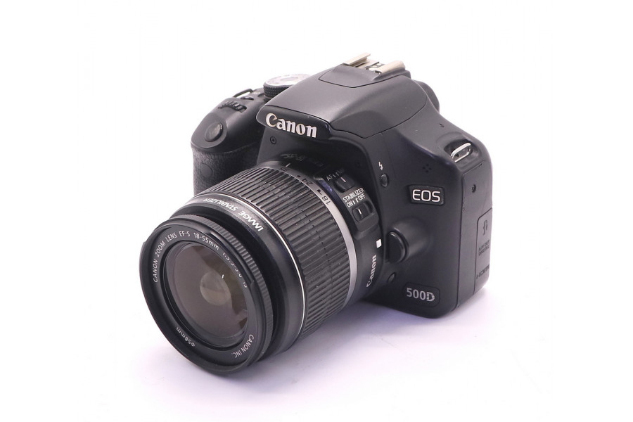 Фотокамера Canon EOS 500D kit (пробег 15285 кадров)