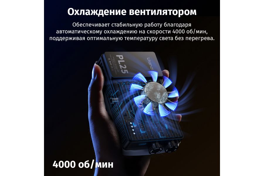 Осветитель компактный Ulanzi PL25 25 Вт 3200 люкс