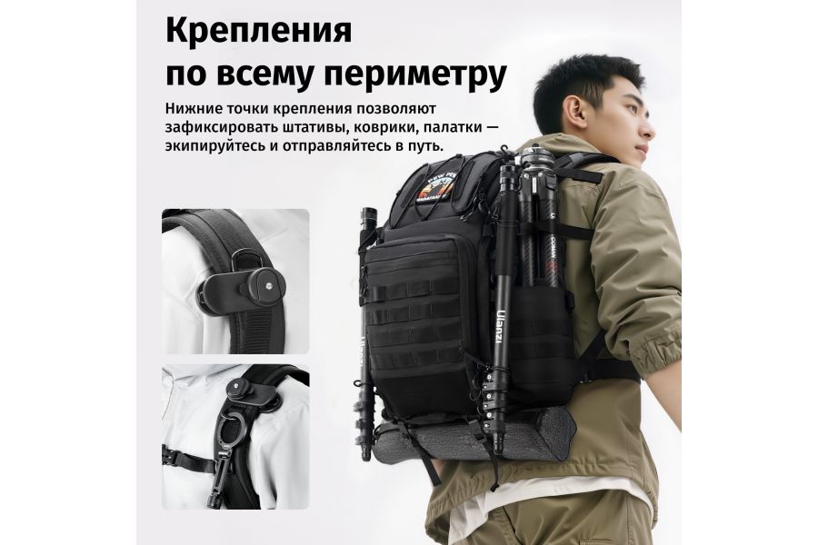 Рюкзак Ulanzi BC007 объемом 28 л для фотографа