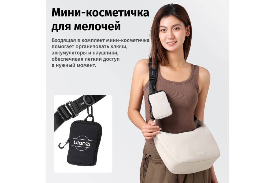 Сумка стильная кроссбоди Ulanzi HMN1 для города