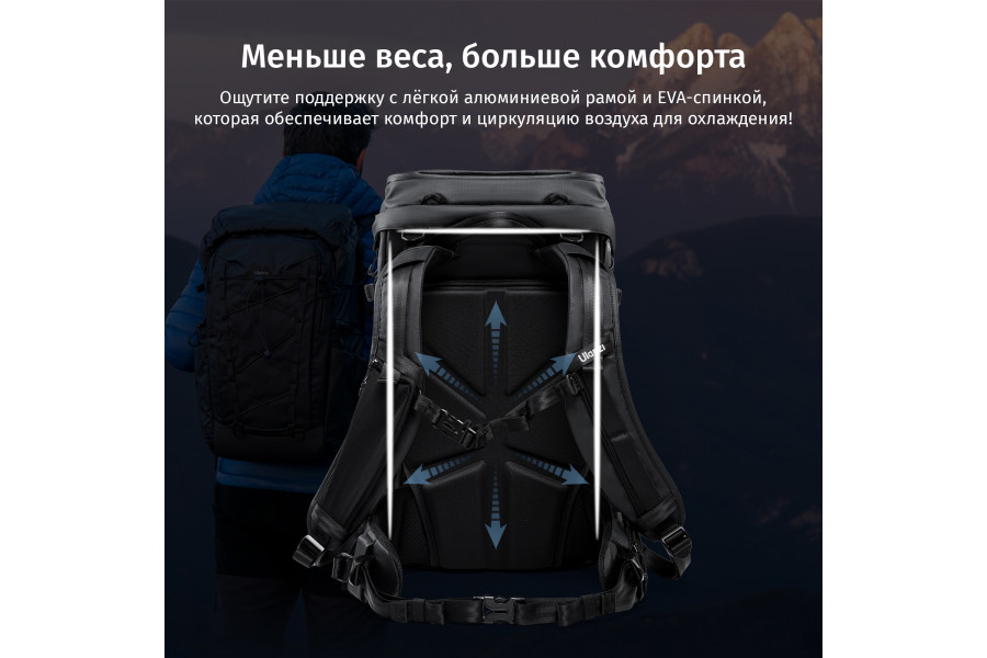 Рюкзак для путешествий Ulanzi B157 Объем 38 литров