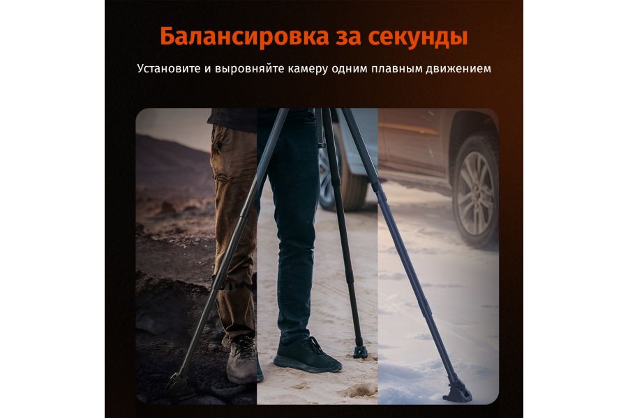 Штатив карбоновый быстроразборный SmallRig 4259