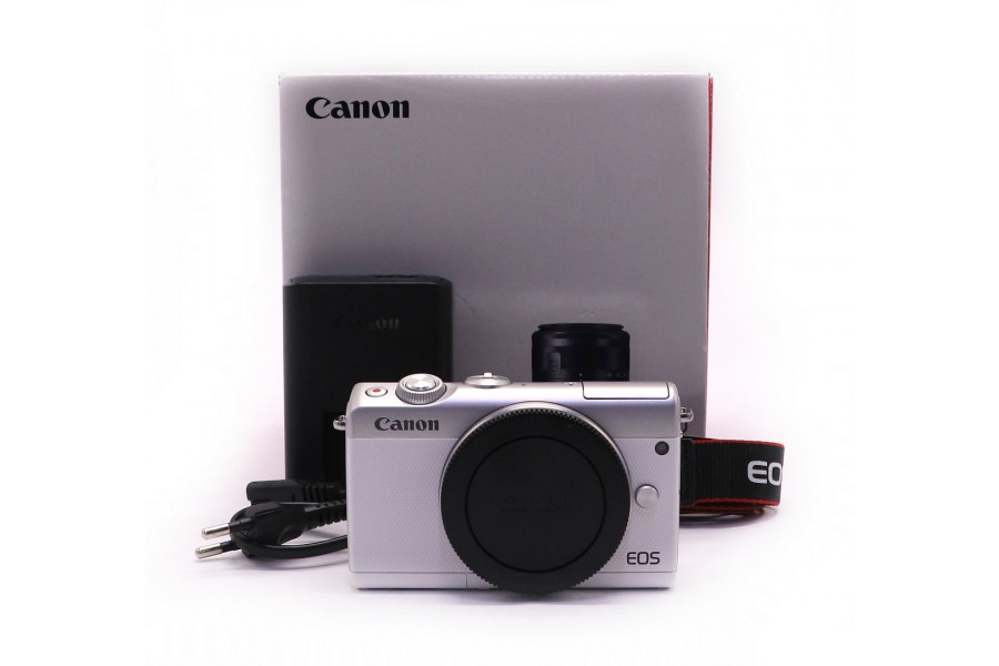 Фотокамера Canon EOS M100 white kit в упаковке