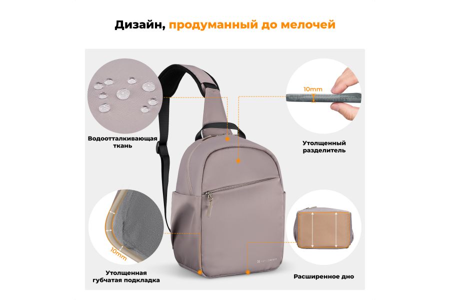 Сумка-слинг K&F Concept KF13.171V1