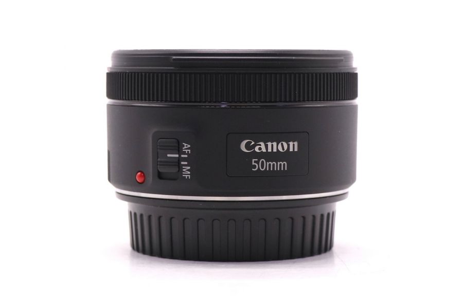 Стандартный Canon EF 50mm f/1.8 STM в упаковке