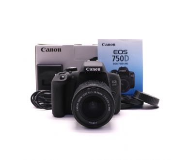 Canon EOS 750D kit (пробег 3760 кадров) в упаковке