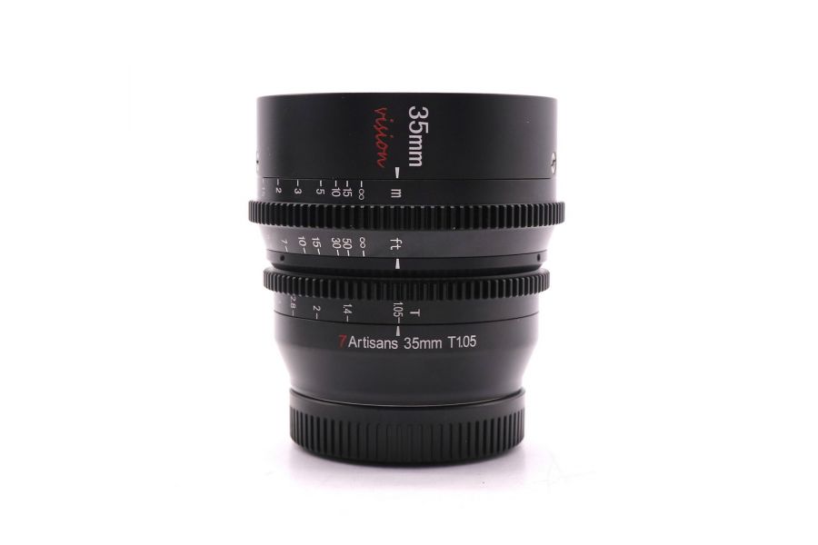 Объектив 7artisans 35mm T1.05 EOS-R в упаковке