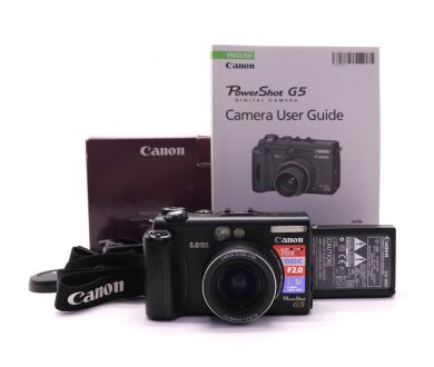 Компактная камера Canon PowerShot G5 в упаковке