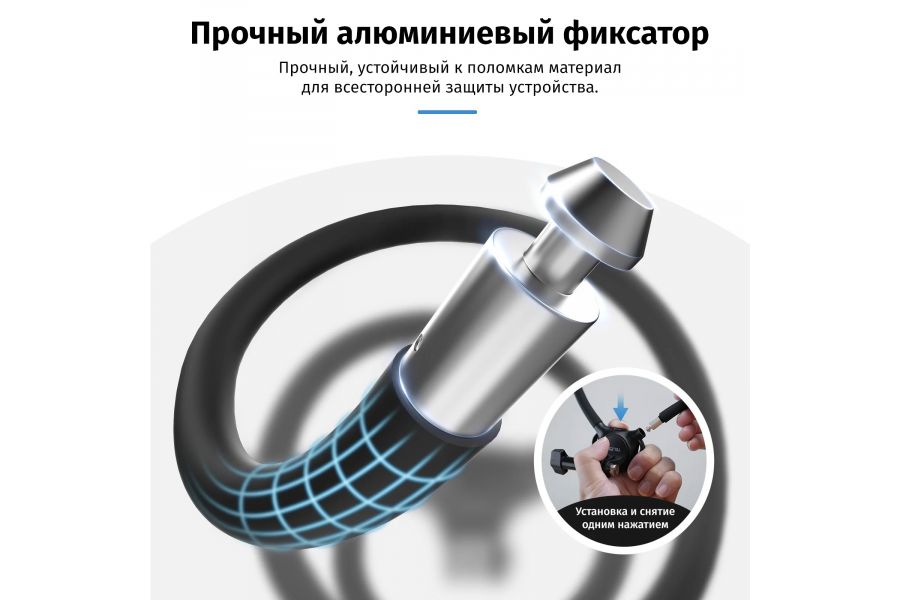 Универсальное гибкое крепление на шею Telesin S2-HNB-09 для экшн-камер