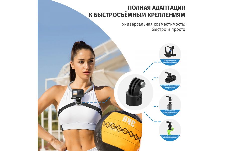 Крепление на шею Telesin S2-HNB-01 быстросъемный