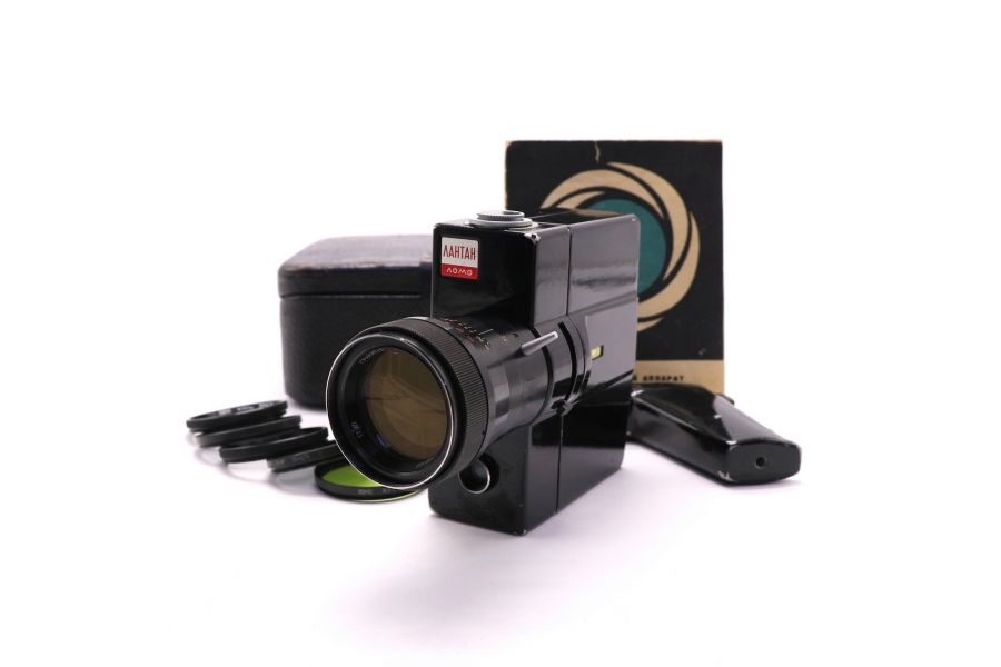 Кинокамера Ломо Лантан черная (СССР, 1973)