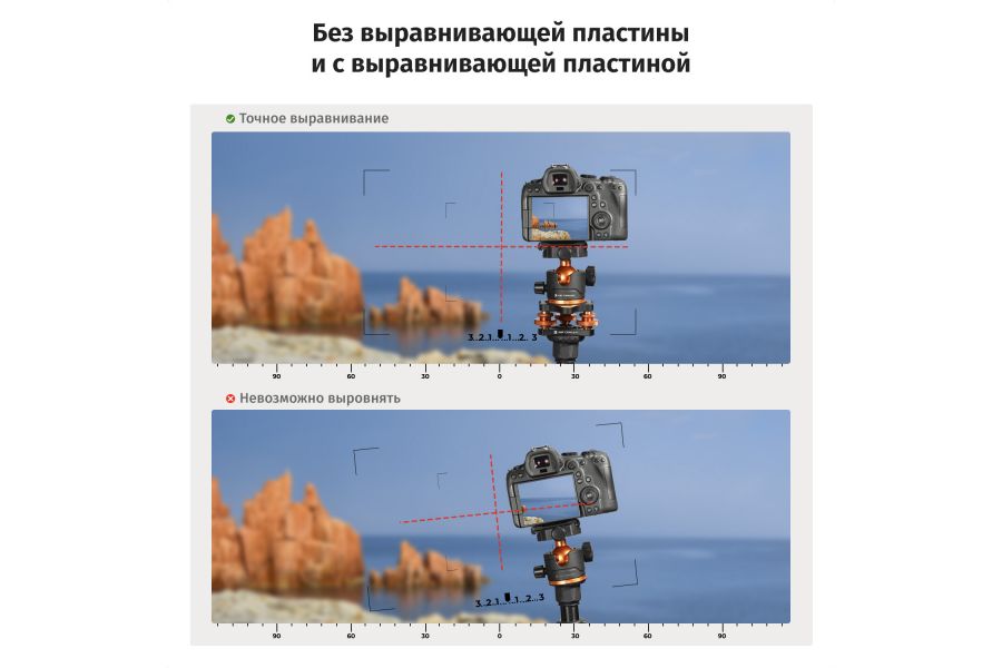 Выравнивающая пластина для штатива K&F Concept