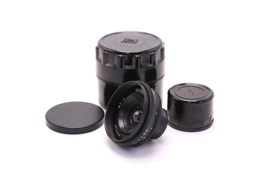 Редкий, черный объектив Руссар МР-2 5,6/20 (СССР)