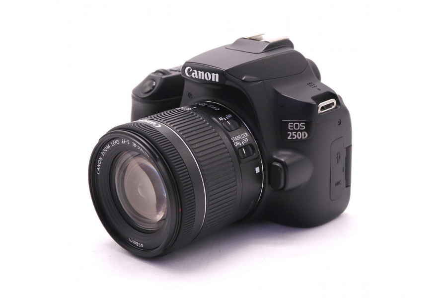 Canon EOS 250D kit в упаковке (пробег 25000 кадров)