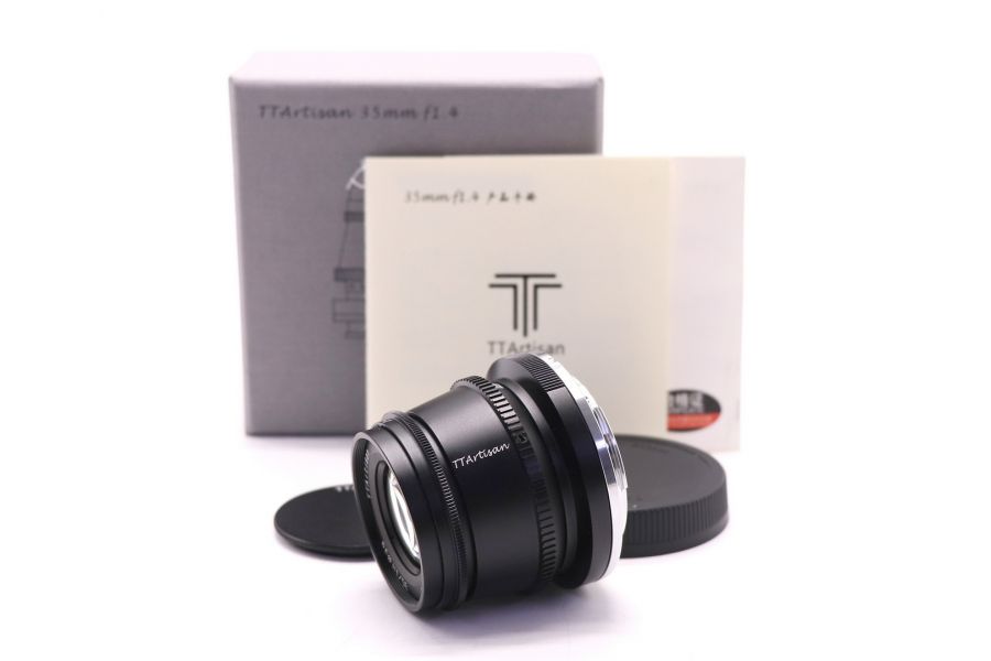 TTArtisan 35mm f/1.4 for Canon EF-M в упаковке