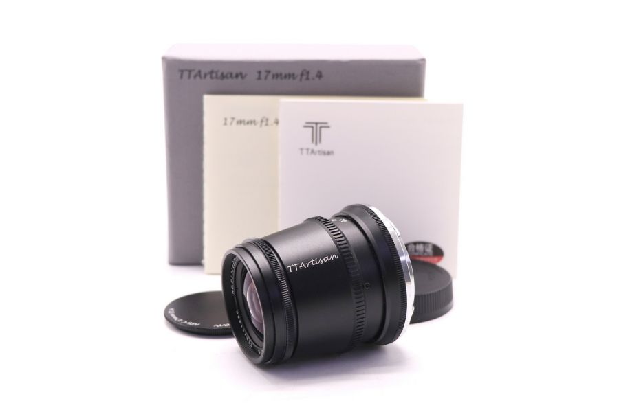 TTartisan 17mm f/1.4 for Canon EF-M в упаковке