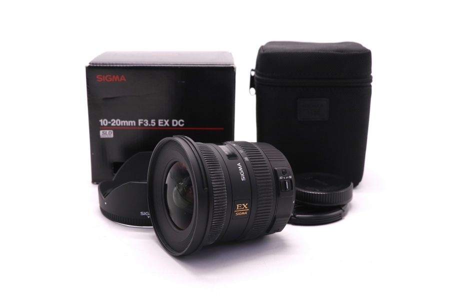 Sigma AF 10-20mm f/3.5 EX DC HSM Sony A в упаковке