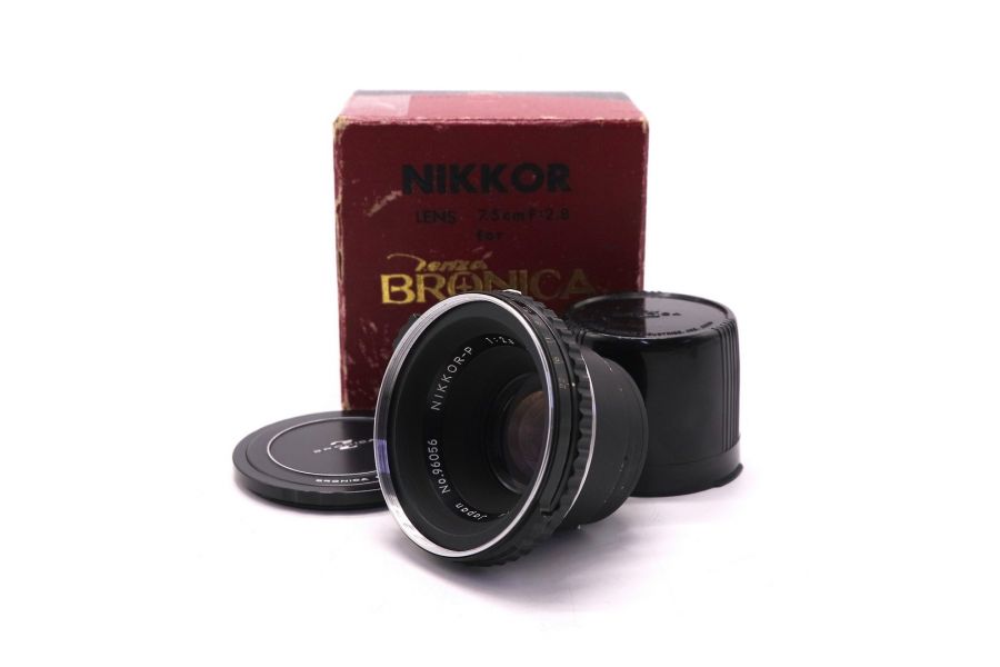 Объектив Nikkor-P 2.8/75mm Nippon Kogaku в упаковке