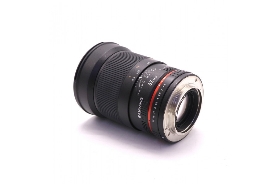 Samyang 35mm f/1.4 AS UMC for Sony A в упаковке