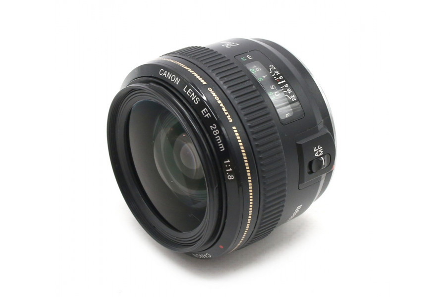Компактный легкий объектив Canon EF 28mm f/1.8 USM