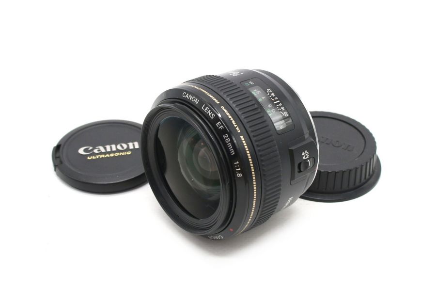 Компактный легкий объектив Canon EF 28mm f/1.8 USM