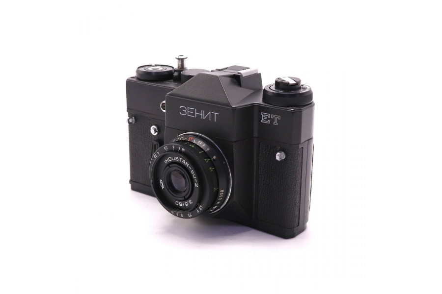 Зенит ЕТ black + индустар-50-2 без экспонометра