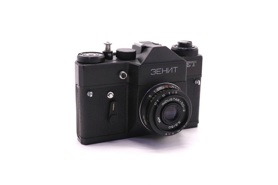 Зенит ЕТ black + индустар-50-2 без экспонометра