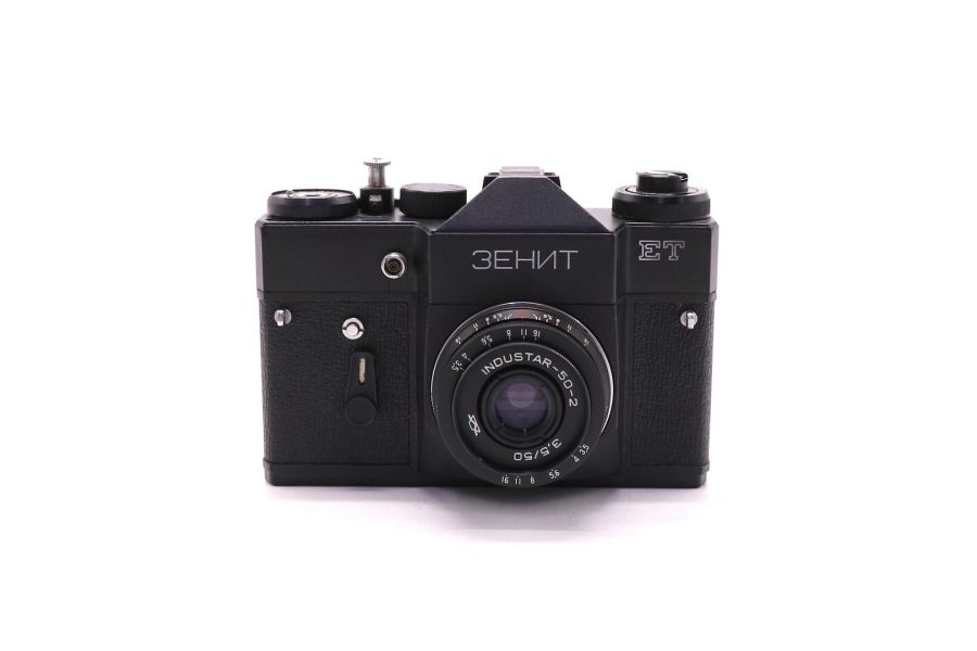 Зенит ЕТ black + индустар-50-2 без экспонометра