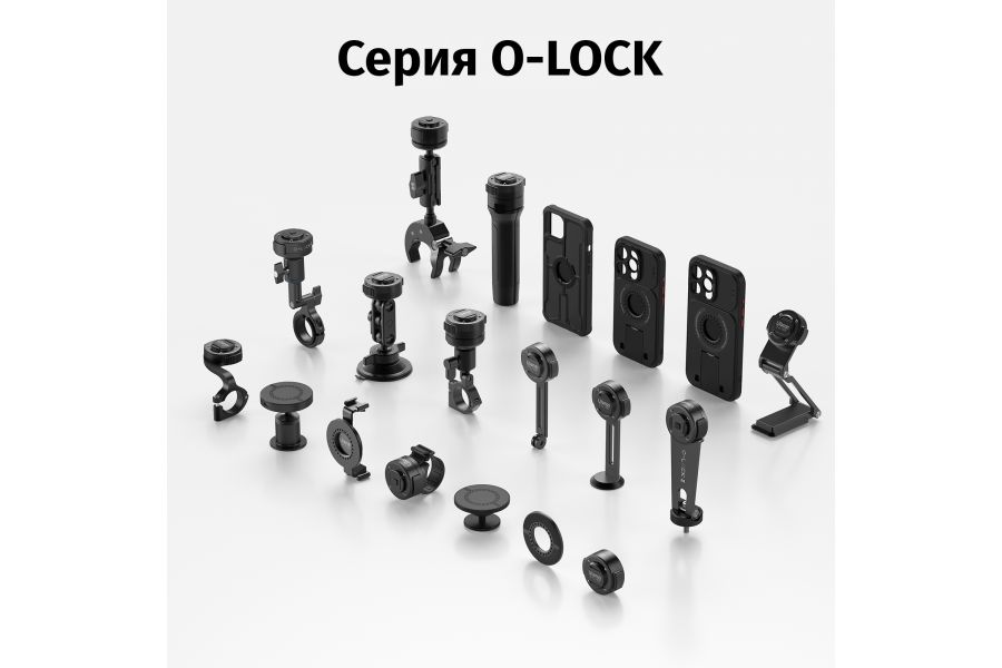 Держатель-зажим Ulanzi O-LOCK для мотоцикла