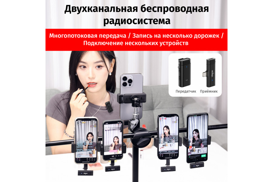 Радиосистема Ulanzi HM2301 Dual Channel A005