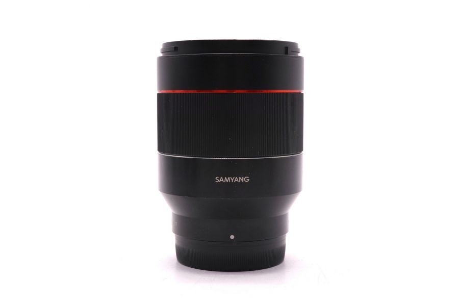 Объектив Samyang 50mm f/1.4 AF Sony FE в упаковке