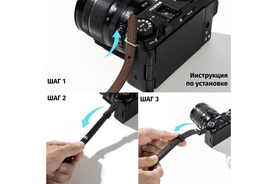 Ремень для фотоаппарата SmallRig 5208 Кожа