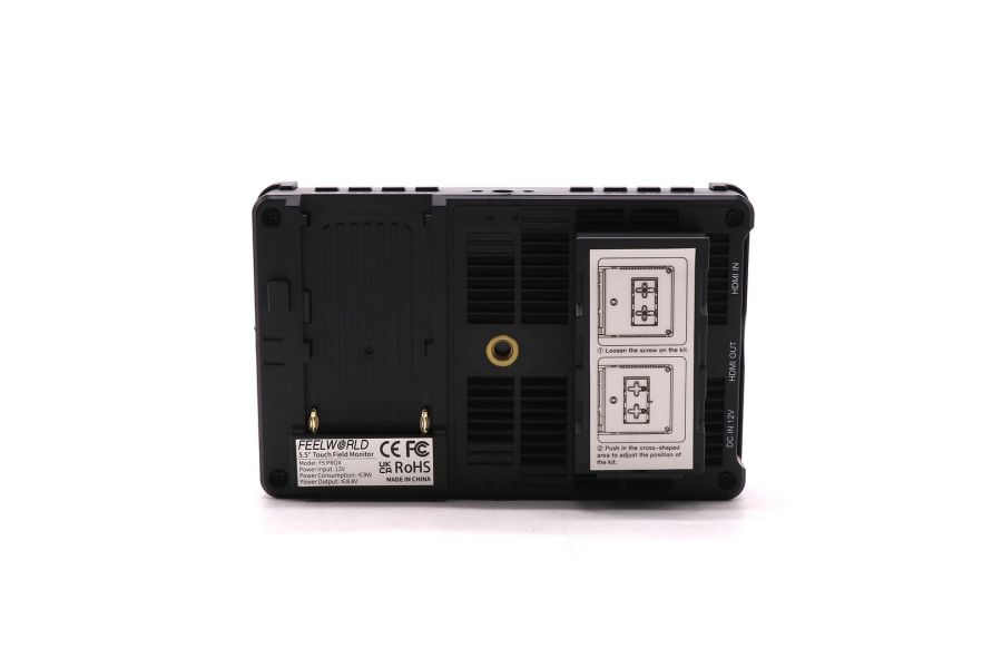 Накамерный монитор Feelworld F5.5 ProX в упаковке
