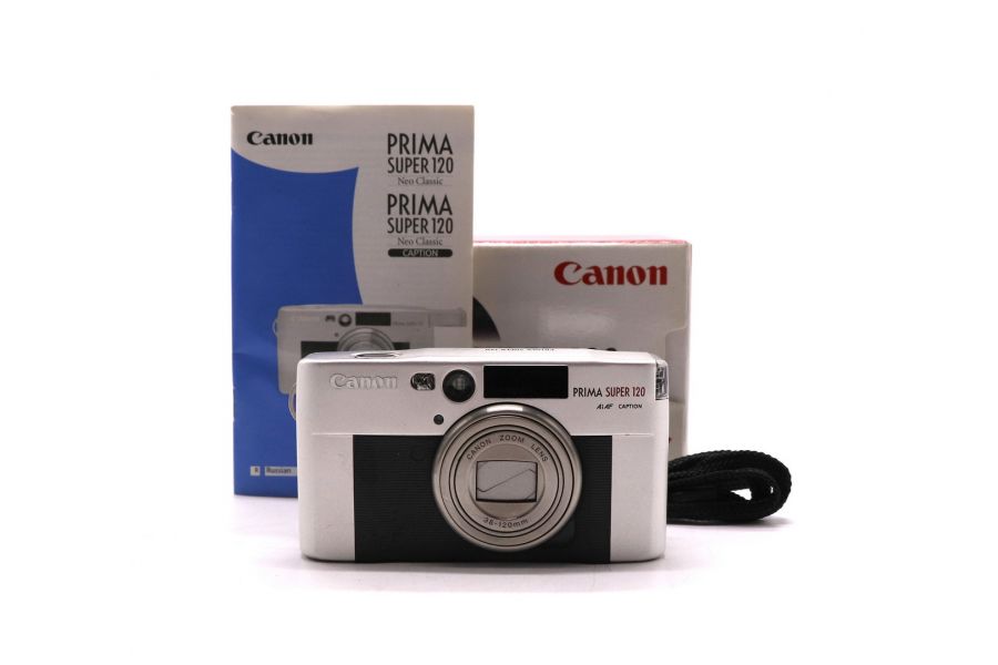 Фотокамера аналоговая Canon Prima Super 120 в упаковке