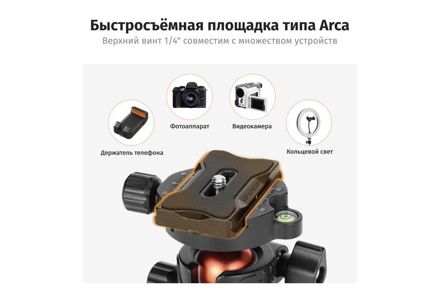 Штативная голова K&F Concept BH-28L KF31.029V3