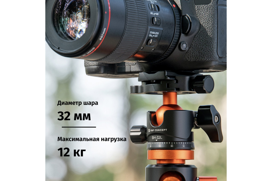 Штативная голова K&F Concept BH-32L KF31.042
