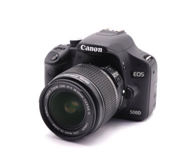 Фотокамера Canon EOS 500D kit (пробег 1500 кадров)