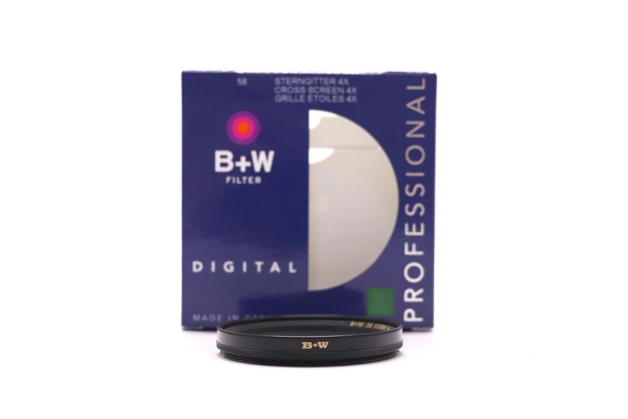 Светофильтр B+W 58 Stern 4x (Germany, 2015)