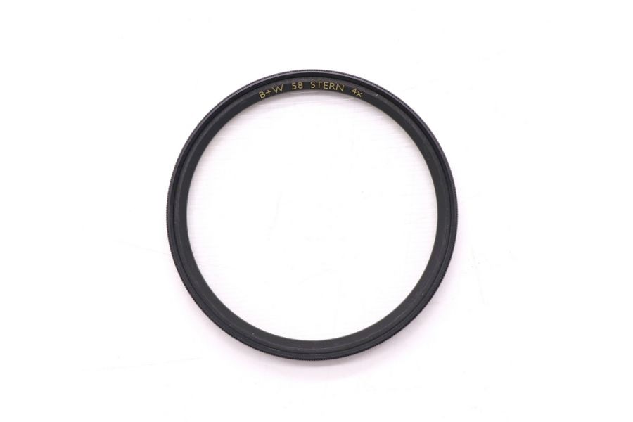 Светофильтр B+W 58 Stern 4x (Germany, 2015)