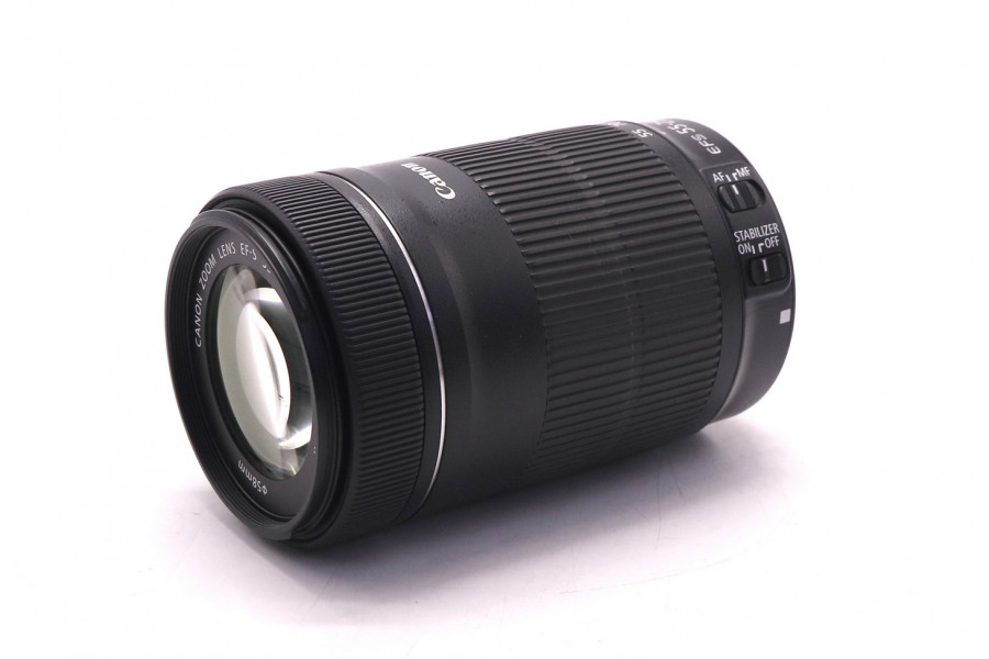 Объектив Canon EF-S 55-250mm f/4-5.6 IS STM в упаковке