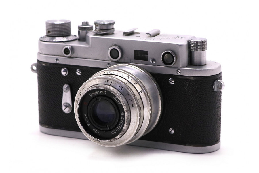 Плёночный фотоаппарат Зоркий 2С + Индустар-50 П