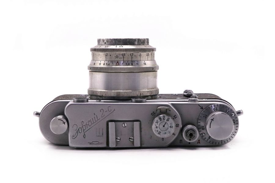 Плёночный фотоаппарат Зоркий 2С + Индустар-50 П