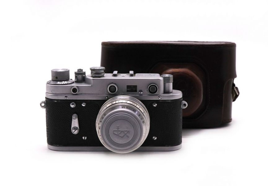 Плёночный фотоаппарат Зоркий 2С + Индустар-50 П