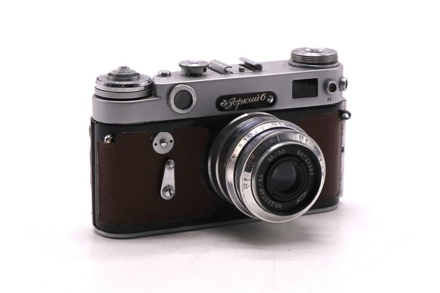 Фотоаппарат Зоркий 6 + Индустар-50 (СССР, 1963)
