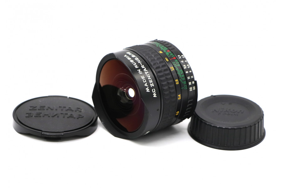 Объектив Зенитар-Н / Zenitar-N MC 2.8/16 Fish-eye в упаковке