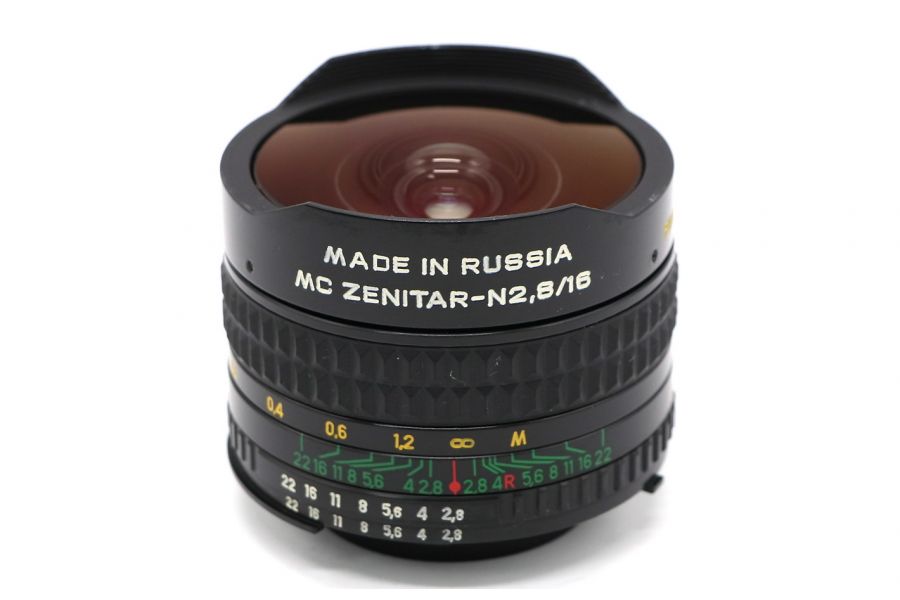 Объектив Зенитар-Н / Zenitar-N MC 2.8/16 Fish-eye в упаковке